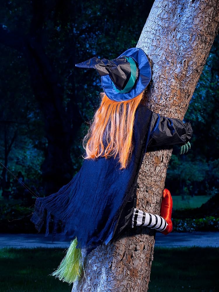 Amazon.com: Gemmy Sunstar Industries Crashing Witch Wilma Wipeout